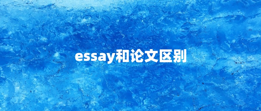 essay和论文区别